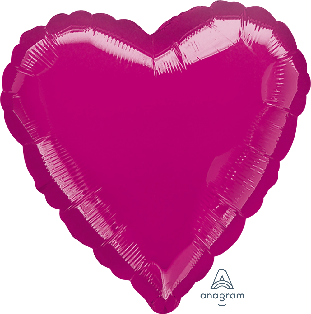Plain Heart 36 inches helium