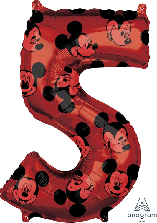 Globo Numero Jumbo Mickey Mouse