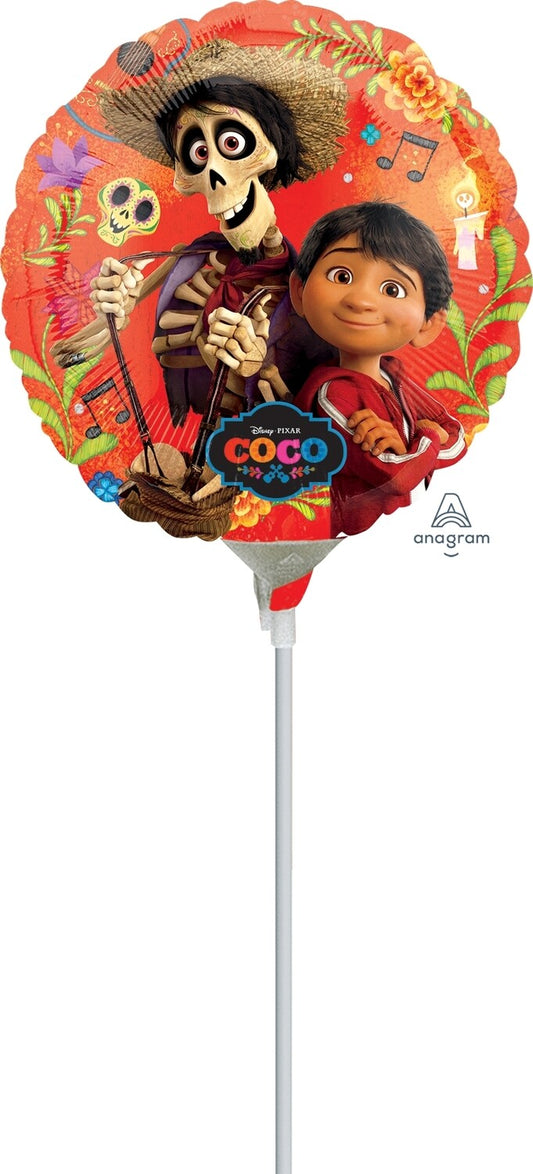 Globo COCO Disney 9 pulgadas para centro de mesa