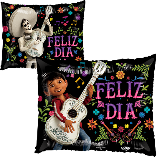 Globo COCO Feliz Dia 22 pulgadas Helio
