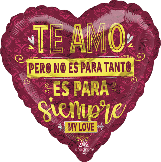 Globo Amor 18 pulgadas helio mod. 41371
