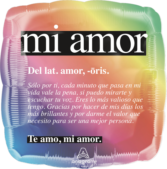 Globo Amor 18 pulgadas helio mod. 41409