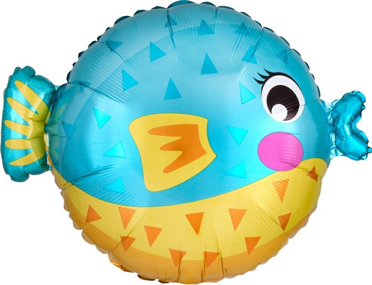 Globo Pez colores 22 pulgadas helio