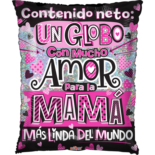 Con Mucho Amor para Mama 22 pulgadas