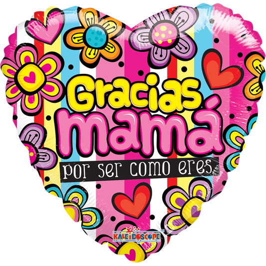 Gracias Mama Flores 9 pulgadas centro de mesa