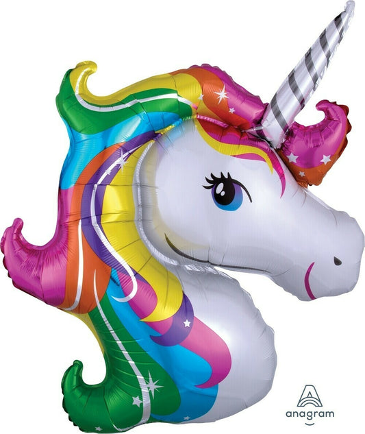 Globo Unicornio Rainbow Supershape para Helio