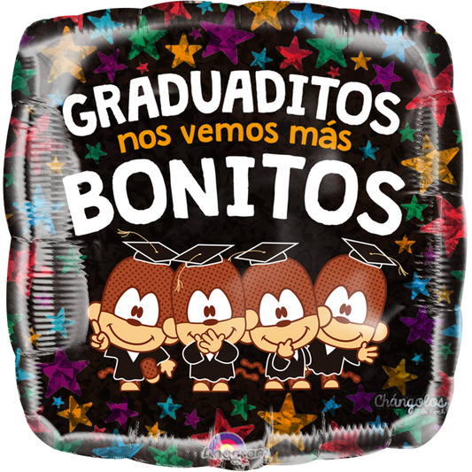 Globo Graduacion Graduaditos 18 pulgadas