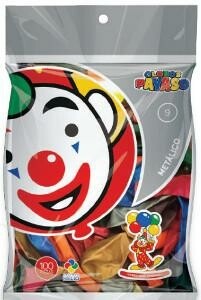 Bolsa Latex Metalico 9 pulgadas