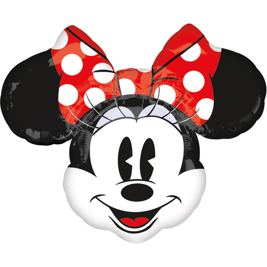Globo Minnie Mouse Supershape Cara retro helio