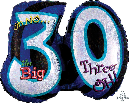 30th Birthday Balloon Supershape Helium