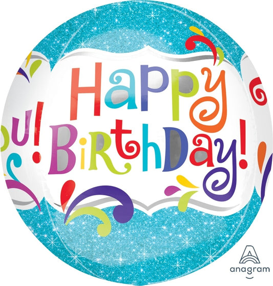 ORBZ helium birthday balloon