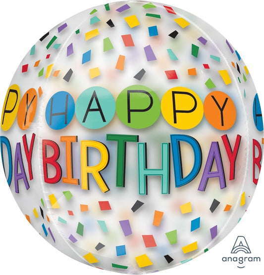 ORBZ helium birthday balloon