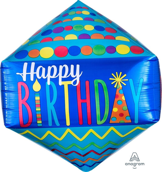 ANGLEZ helium birthday balloon
