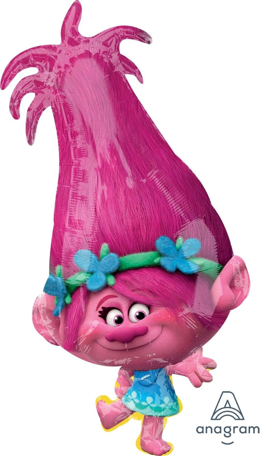 Globo Trolls Poppy World tour Supershape Helio