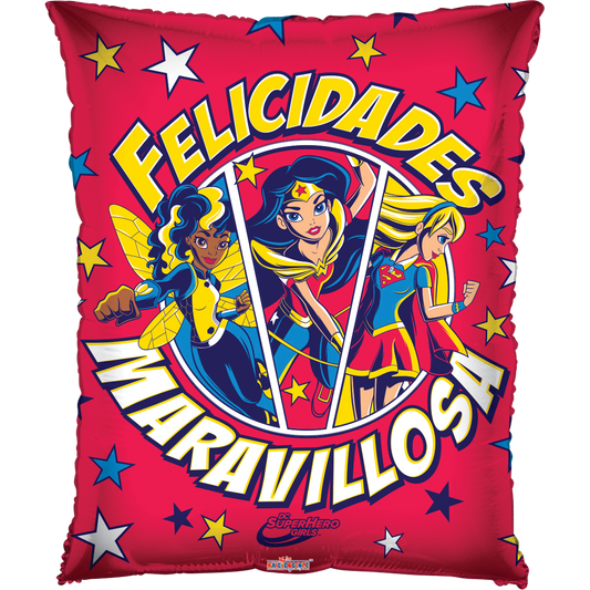 Globo Mujer Maravilla Maravillosa 22 pulgadas helio