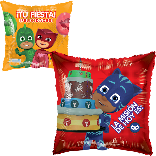 Globo PJ Masks 18 pulgadas helio