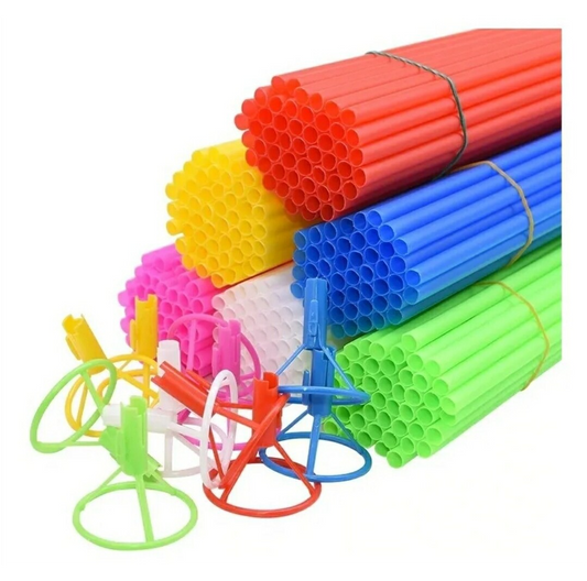 Porta Globo Jumbo Colores Surtidos 50 pzas