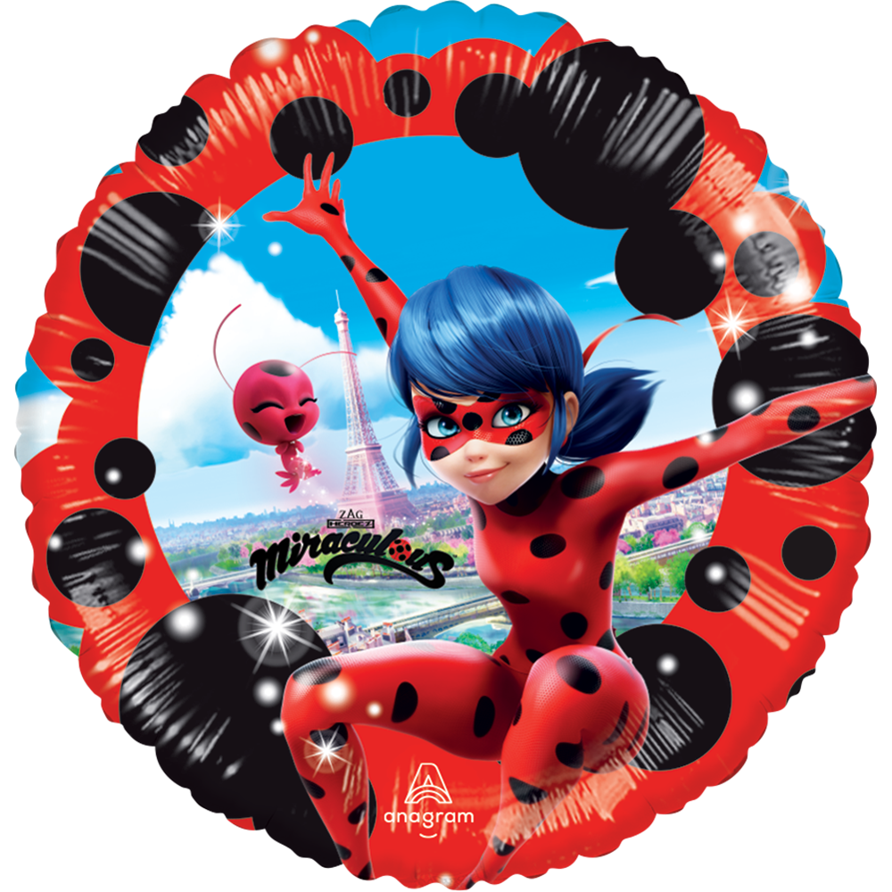 Globo Ladybug 9 pulgadas centro de mesa