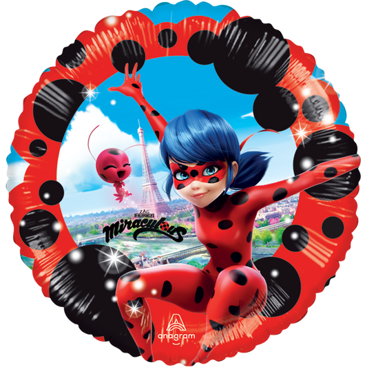 Globo Ladybug 9 pulgadas centro de mesa