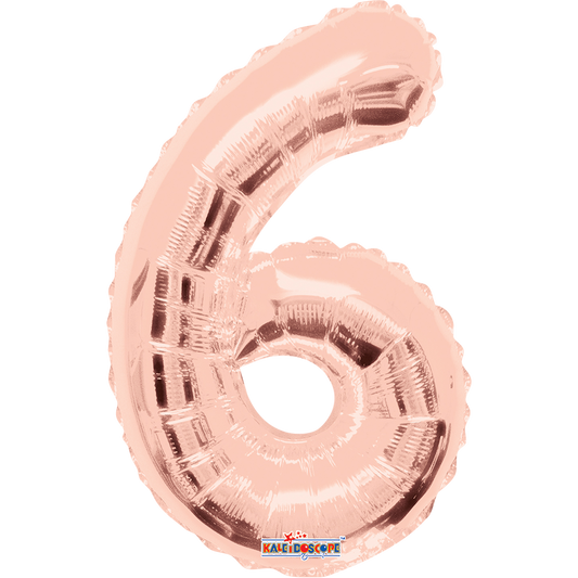 Globo Numeros 14 pulgadas Color Rosegold Anagram