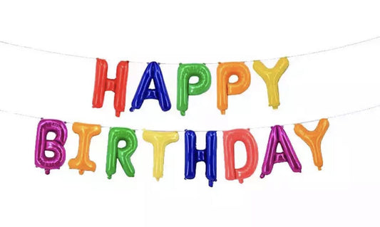 Paquete Happy Birthday 14 pulgadas colores