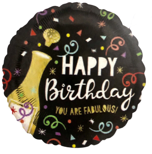 Globo Happy Birthday 18 pulgadas Helio