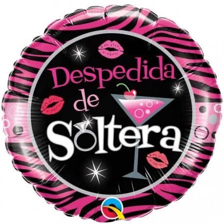 Globo Despedida de Soltera 18 pulgadas Helio