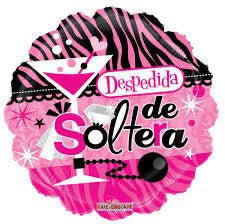 Globo Despedida de Soltera 18 pulgadas Helio