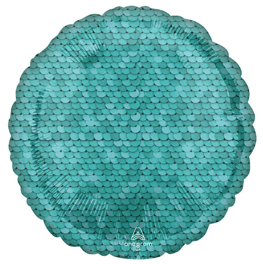 Circle Sequin Balloon 18 inches Helium