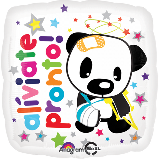 Aliviate Pronto Panda Bear 18 pulgadas helio