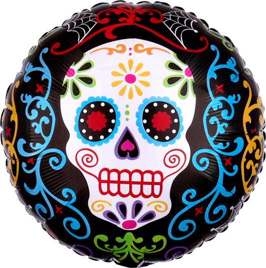 Globo Calavera 18 pulgadas Helio