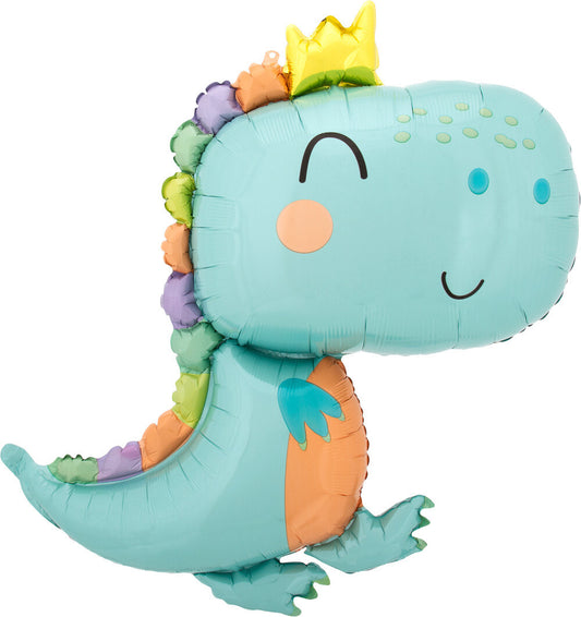 Globo Dinosaurio Supershape Helio verde