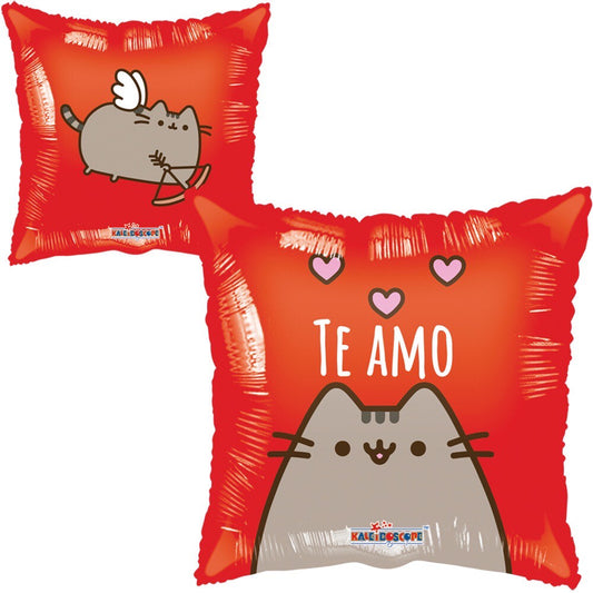 Globo Pusheen Te Amo Cupido 18 pulgadas Helio