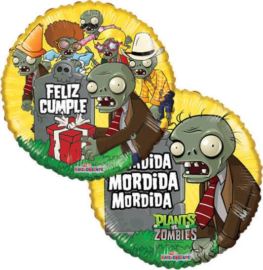 Globo Plantas vs Zombies 18 pulgadas Helio