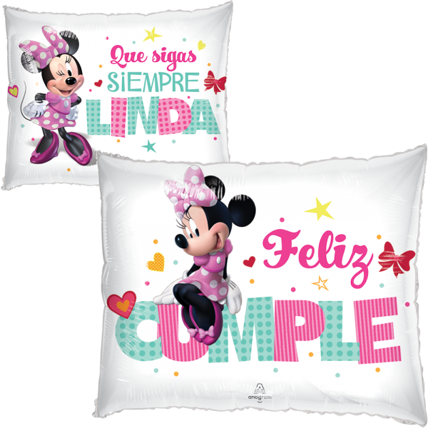 Minnie Cumple Siempre Linda 22 pulgadas helio