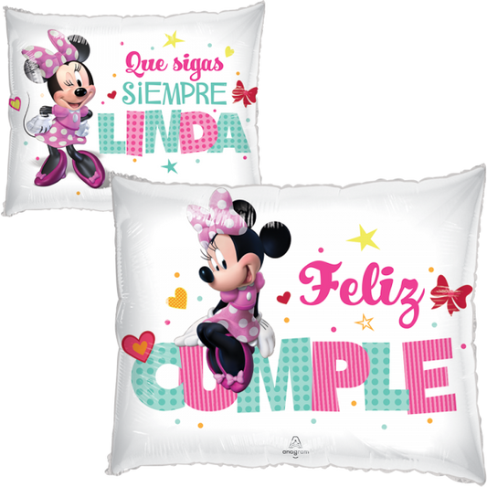 Minnie Cumple Siempre Linda 22 pulgadas helio