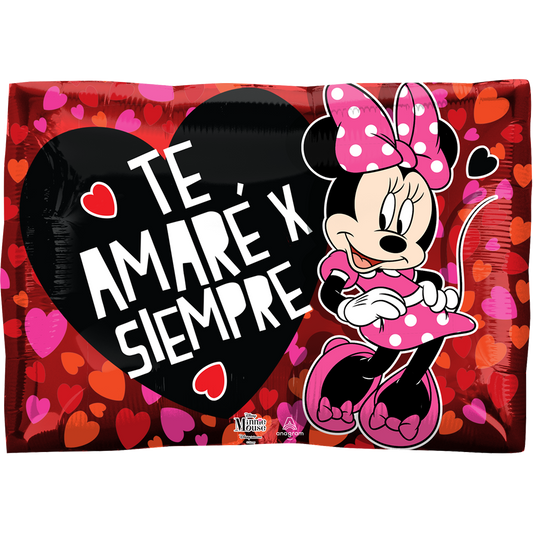 Minnie Te Amare Por Siempre 22 pulgadas helio