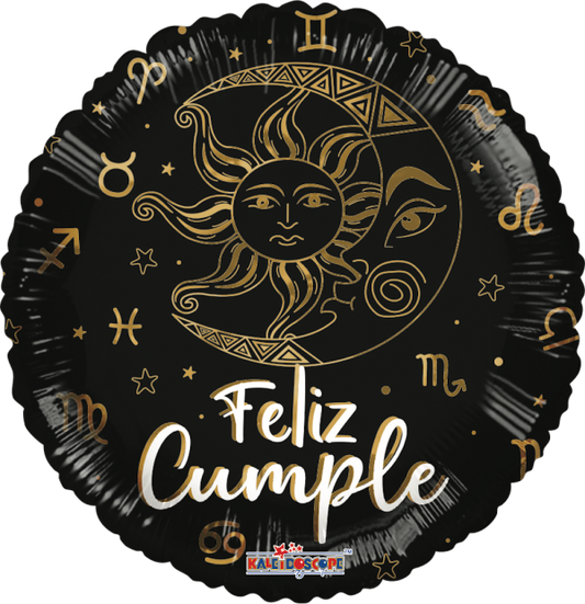 Globo Astronomy Feliz Cumple 18 pulgadas Helio