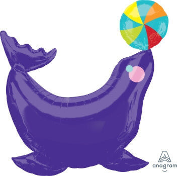 Globo Foca Morada Supershape Helio