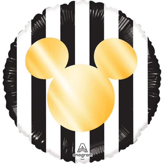 Globo Mickey Mouse stripes 9 pulgadas centro de mesa
