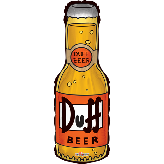 Globo Botella Duff 14 pulgadas Centro de Mesa