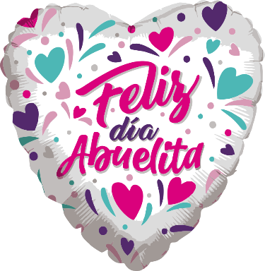 Globo Feliz Día Abuelita 18 pulgadas Helio