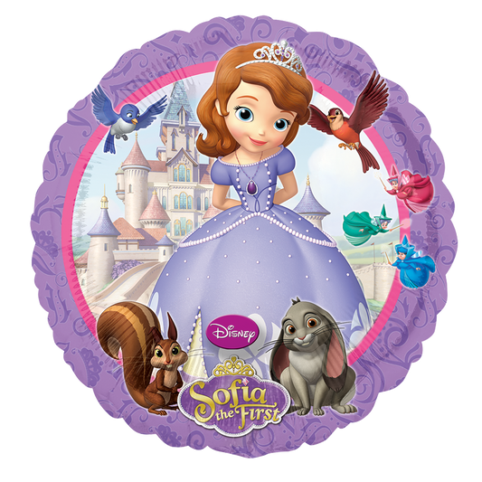 Globo Princesa Sofia 18 pulgadas morado