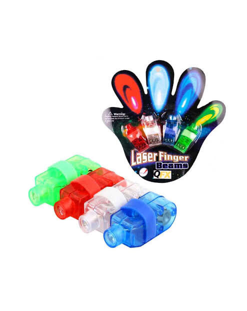 Anillo Laser Led paquete 4 pzas