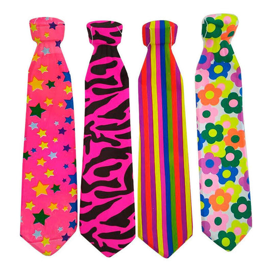 Corbata Neon 12 Pzas