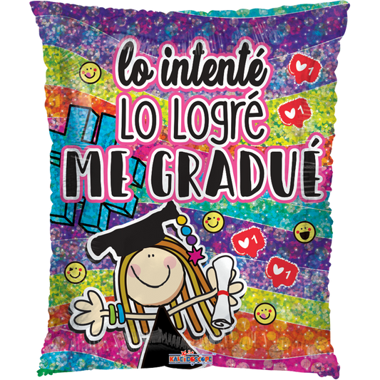 Lo intente lo logre 22 pulgadas