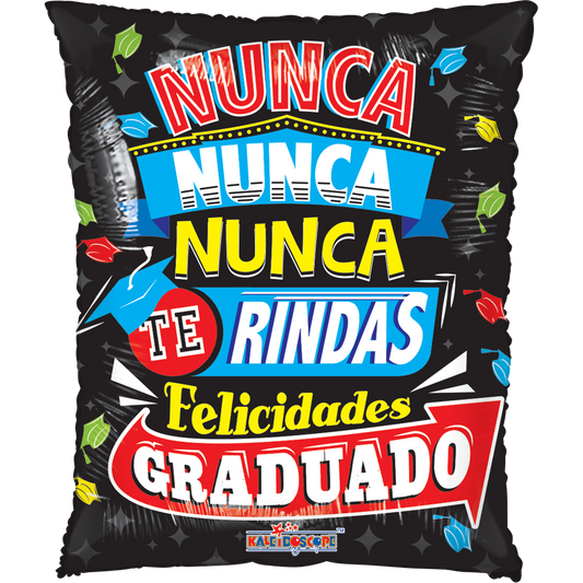Nunca Nunca te rindas 22 pulgadas