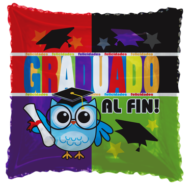 Graduado al fin! 18 pulgadas