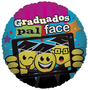 Graduados pal face! 18 pulgadas