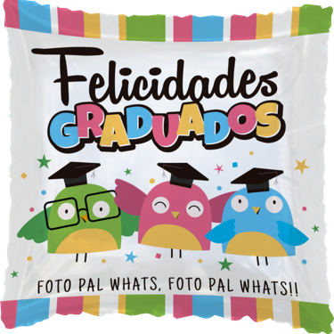 Felicidades Graduados! 18 pulgadas